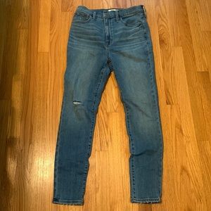 Madewell Size 29 11” Roadtripper Jean NWOT.